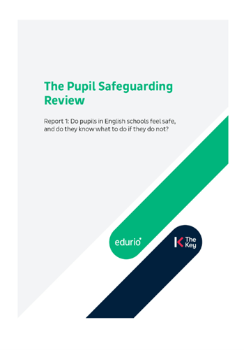 The Pupils Safeguarding Review cover - Link attached to take you to download form